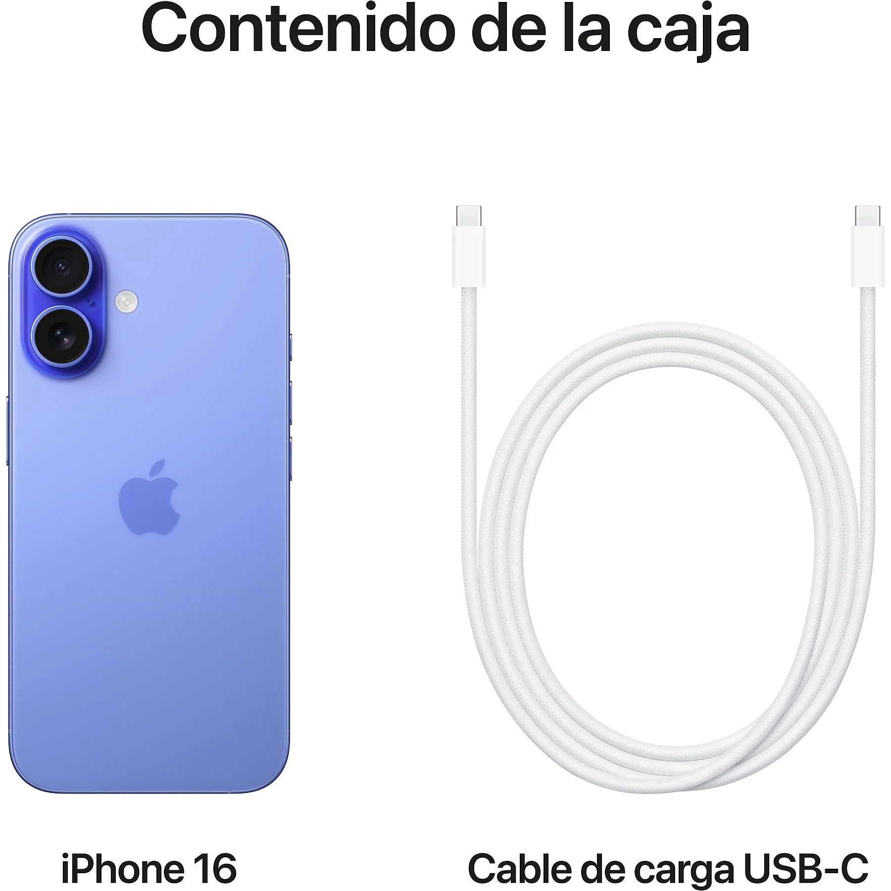 Apple iPhone 16, Azul ultramar, 128 GB, 5G, 6.1 " OLED Nuevo - Imagen 3