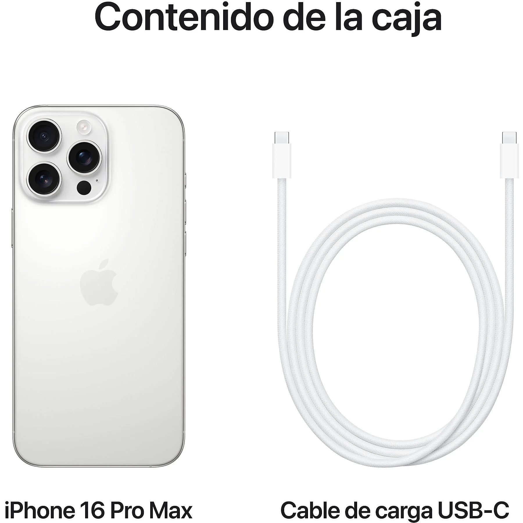 Apple iPhone 16 Pro Max, Titanio Blanco, 256 GB, 5G, 6.9 " OLED Nuevo - Imagen 3