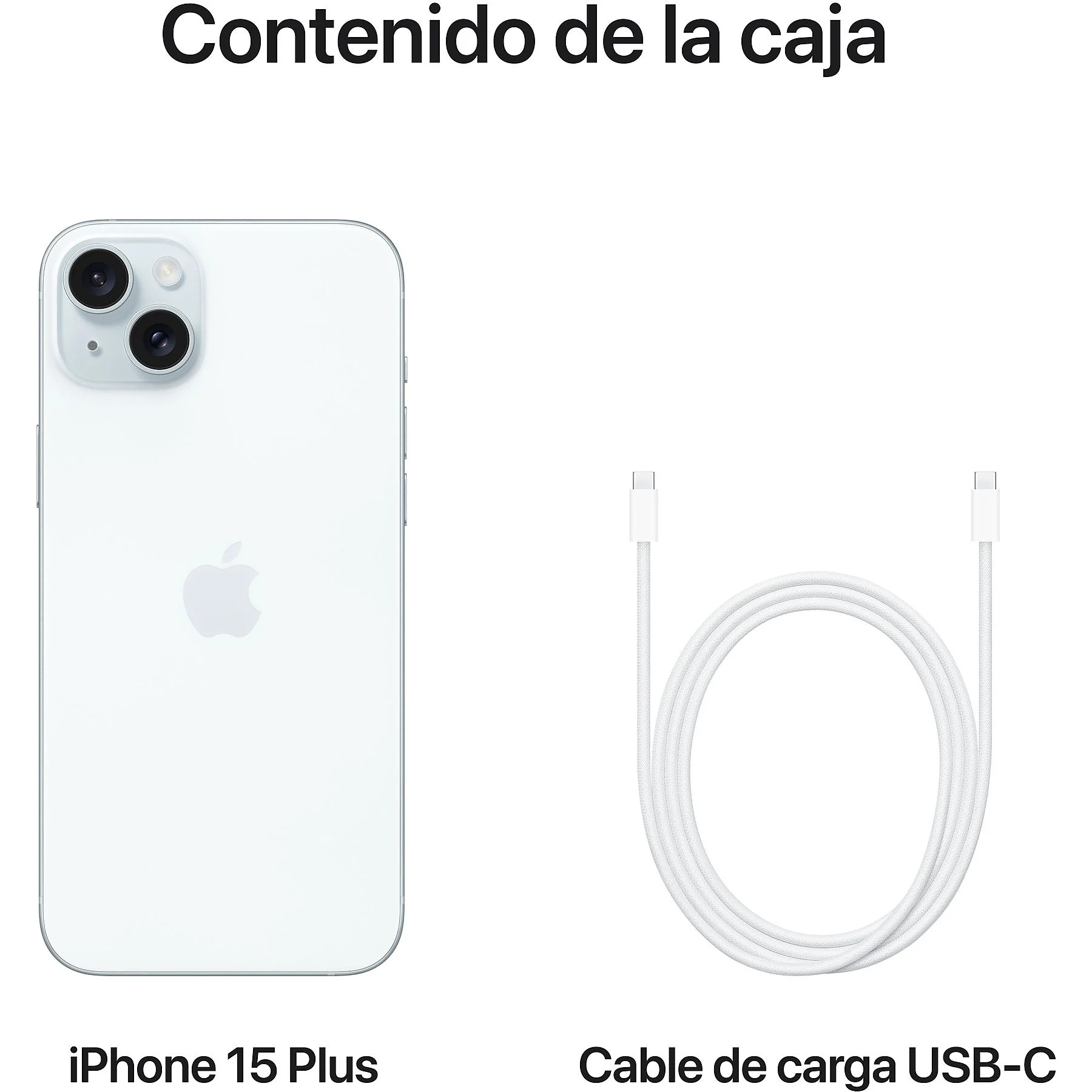 Apple iPhone 15 Plus, Azul, 128 GB, 5G, 6.7 " Pantalla Super Retina - Imagen 2