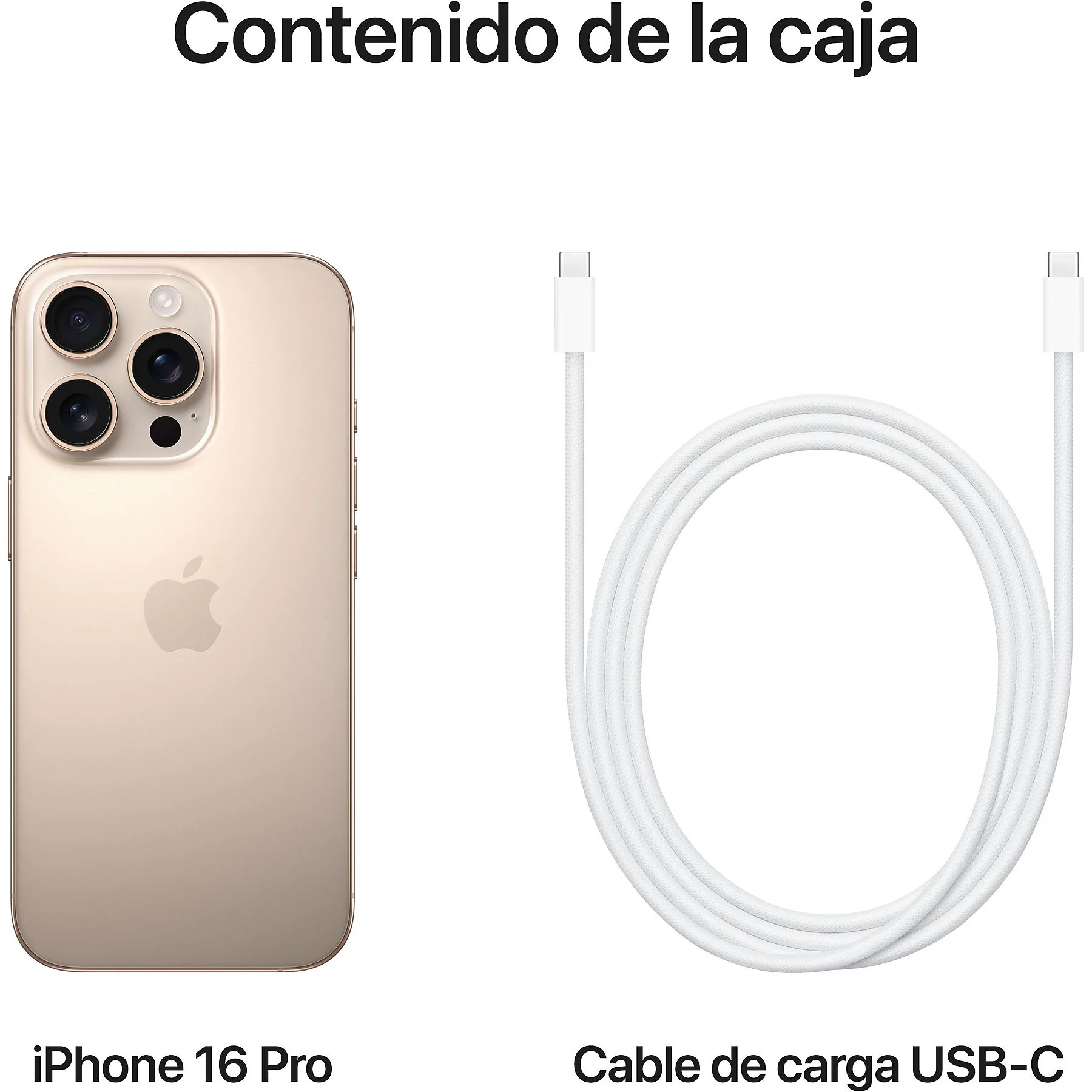 Apple iPhone 16 Pro, Titanio Desierto, 128 GB, 5G, 6.3 " OLED - Imagen 3