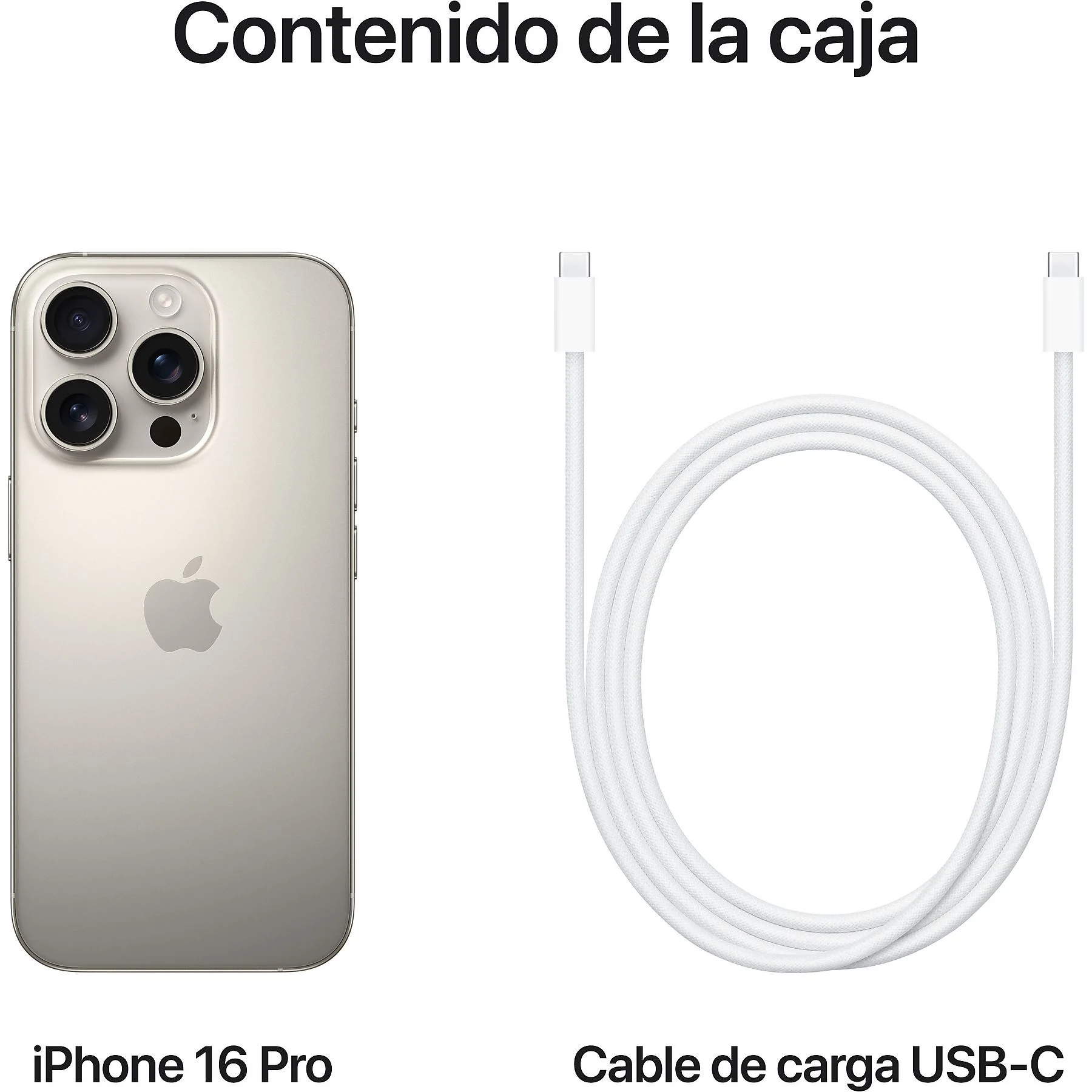 Apple iPhone 16 Pro, Titanio Natural, 128 GB, 5G, 6.3 " OLED - Imagen 2
