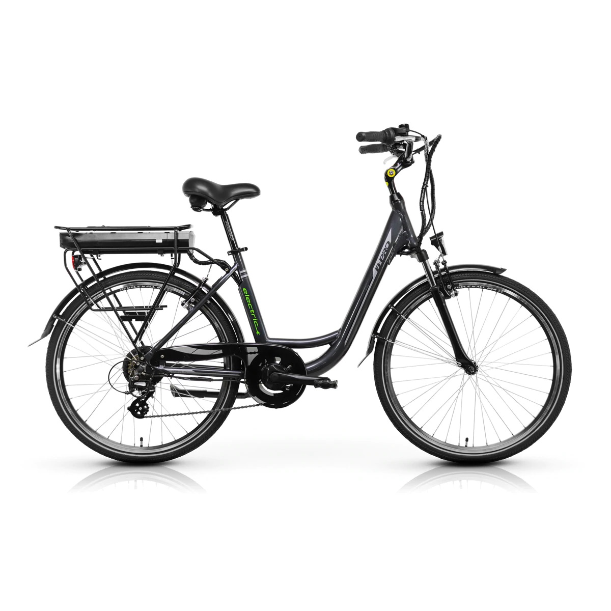 B-PRO Bicicleta eléctrica E26 Negro / Gris