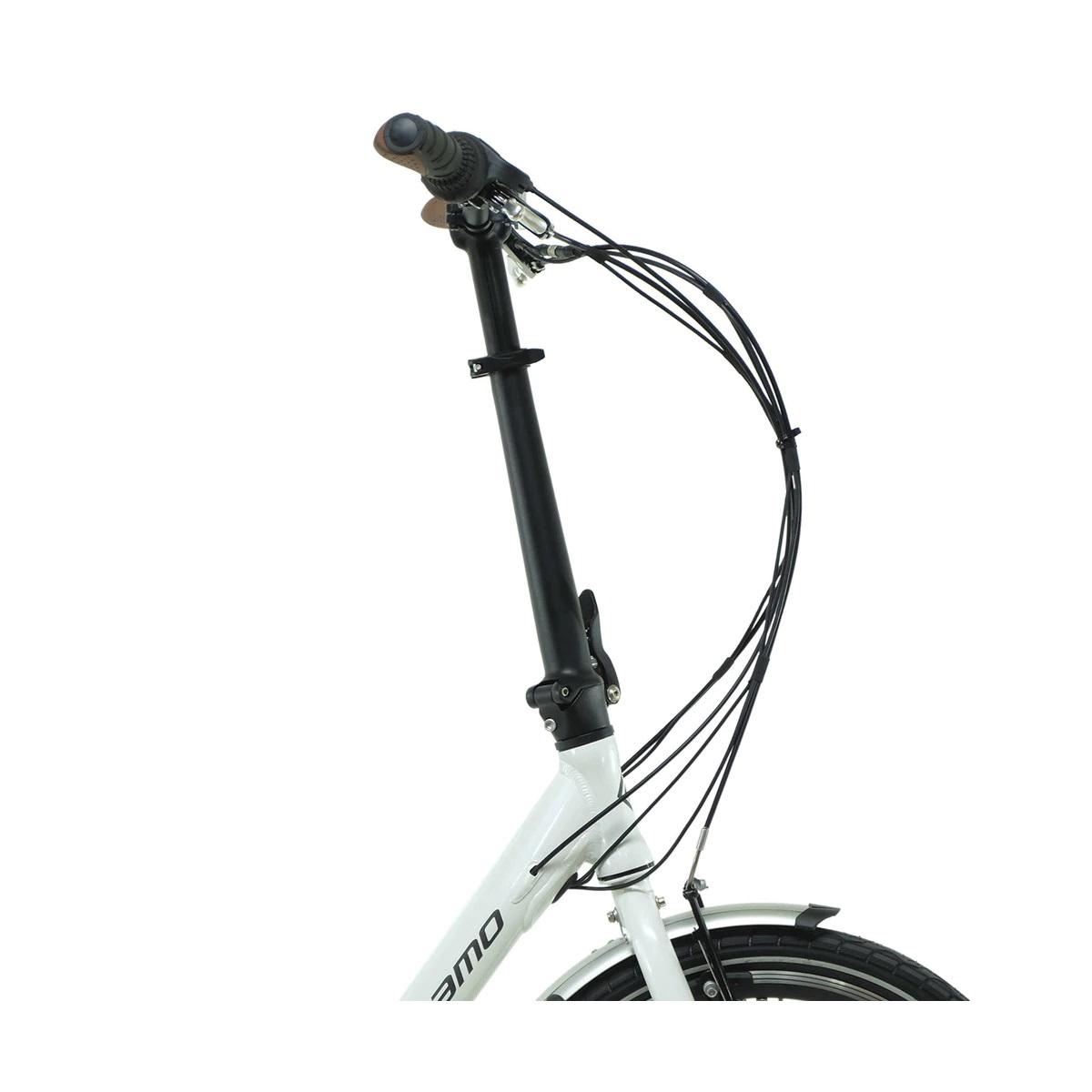 MEGAMO Bicicleta eléctrica plegable Chip 3.0 20'' Blanco - Imagen 4
